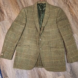 VTG Eagle Clothes New York Tweed Plaid Blazer Sport Coat | Hand Tailored